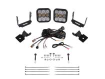 Stage Series SS5 A-Pillar Pod Kit for 2014-2018 Polaris RZR XP, Pro White Combo Diode Dynamics