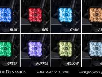 Stage Series SS5 A-Pillar Pod Kit for 2014-2018 Polaris RZR XP, Pro White Combo Diode Dynamics