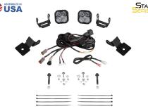 Stage Series SS5 A-Pillar Pod Kit for 2014-2018 Polaris RZR XP, Pro White Combo Diode Dynamics