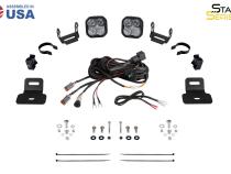Stage Series Ditch Light Kit for 2017-2024 Can-Am Maverick X3 SS5 Pro Yellow Combo Diode Dynamics