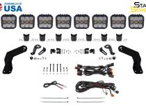 2017-2024 Can-Am Maverick X3 SS5 Pro CrossLink Roof Yellow Combo Lightbar Kit Diode Dynamics