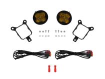 SS3 SAE/DOT Type Y Fog Light Kit Yellow (3000K) Sport (14.5 watts) Yellow SAE Fog Diode Dynamics