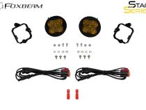 SS3 SAE/DOT Type NO Fog Light Kit Yellow (3000K) Sport (14.5 watts) Yellow SAE Fog Diode Dynamics