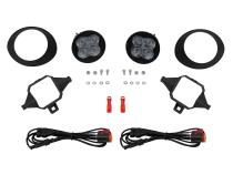 SS3 SAE/DOT Type TS Fog Light Kit Cool White (6000K) Pro (36 watts) White SAE Fog Diode Dynamics