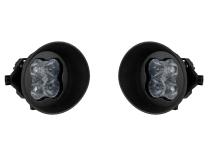 SS3 SAE/DOT Type TS Fog Light Kit Cool White (6000K) Pro (36 watts) White SAE Fog Diode Dynamics