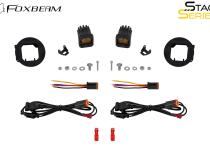 SSC1 SAE/DOT Type GBS Fog Light Kit Cool White (6000K) 3569 White SAE Fog Diode Dynamics