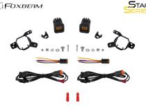 SSC1 SAE/DOT Type G3M Fog Light Kit Yellow (3000K) Yellow SAE Fog Diode Dynamics