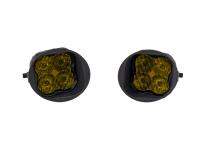 SS3 LED Fog Light Kit for 09-11 Honda Element, Max Yellow SAE Fog Diode Dynamics