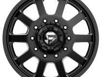 Dually Wheels 22X8.5 FF09D Dually DE09 BK 10 On 225 Matte Black Milled 170.1 Bore 105 Offset Front Dually Fuel Off Road Wheels
