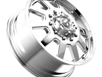 Dually Wheels 24X8.25 FF09D Dually DE09 PO 10 On 225 Polished 170.1 Bore 105 Offset Front Dually Fuel Off Road Wheels