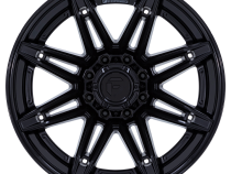Aluminum Wheels 22X12 Brawl FC401MX 6 On 135 Matte Black/Gloss Black Lip 87.1 Bore -44 Offset Fuel Off Road Wheels