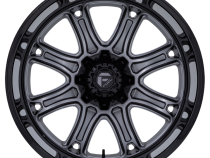 Aluminum Wheels 24X12 Darkstar FC853AB 5 On 114.3/5 On 127 Matte Gunmetal Gray/Black Lip 78.1 Bore -44 Offset Fuel Off Road Wheels