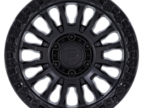 Aluminum Wheels 17X9 Rincon SBL FC857MB 5 On 127 Matte Black/Gloss Black Lip 71.5 Bore 1 Offset Fuel Off Road Wheels