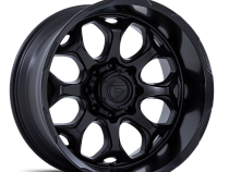 Aluminum Wheels 22X10 Scepter FC862 MX 6 On 135 Blackout 87.1 Bore -18 Offset Fuel Off Road Wheels