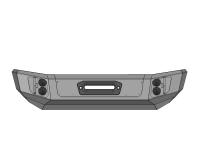 07-18 Wrangler JK Front Stubby Winch Ready Bumper Flog Industries