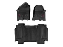 Heavy Duty Floor Mats Front/Rear-19-2 RAM Crew Cab Full Console Rough Country