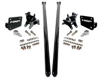 HSP Traction Bars For 2011-2017 Ford Powerstroke 6.7 Liter F250 F350 SRW Crew Cab Long Bed-Silk Stain Black