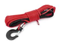 Red 1/4 Inch Synthetic Winch Rope UTV, ATV Rough Country