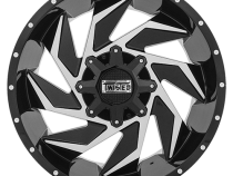 Aluminum Wheels 22x12 Raptor T-24 Gloss Black Machined 5 On 114.3/5 On 127 Bolt Pattern -44 Offset Twisted Off-Road