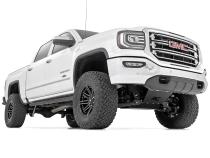 7 Inch Stamped Steel LCA Lift Kit Forged UCA Bracket N3 Struts Silverado/Sierra 1500 (16-18) Rough Country