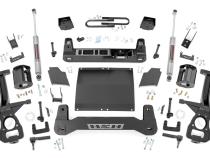 6 Inch Lift Kit Mono Leaf Rear Diesel Chevy Silverado 1500 4WD (22-24) Rough Country