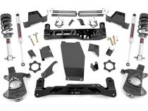 6 Inch Lift Kit Alu/Stamp Steel M1 Struts/M1 Silverado/Sierra 1500 (14-18 &amp;amp; Classic) Rough Country