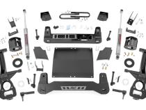 6 Inch Lift Kit Mono Leaf Rear Diesel GMC Sierra 1500 2WD/4WD (19-24) Rough Country
