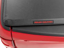 Soft Tri-Fold Bed Cover 6 Foot 7 Inch Bed Chevy/GMC Sierra 1500 (19-26)/Silverado 1500 (19-26) Rough Country