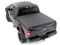 Soft Tri-Fold Bed Cover 6 Foot 7 Inch Bed Ford F-150 (15-20)/Raptor (17-20) Rough Country