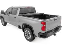 Hard Tri-Fold Flip Up Bed Cover 6 Foot 9 Inch Bed Chevy/GMC Silverado/Sierra 2500HD/3500HD (20-26) Rough Country