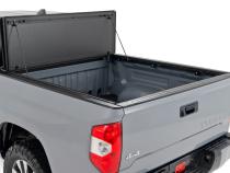 Hard Tri-Fold Flip Up Bed Cover 5 Foot 7 Inch Bed Toyota Tundra 2WD/4WD (07-21) Rough Country