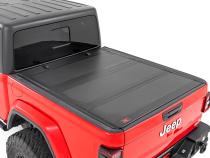 Hard Tri-Fold Flip Up Bed Cover 5 Foot Bed Jeep Gladiator JT 4WD (2020-2025) Rough Country