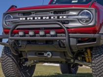 Nudge Bar 4 Inch Round Led (x4) OE Modular Steel Ford Bronco 4WD (21-25) Rough Country