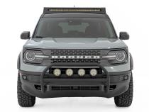 Nudge Bar w/ Tow Hooks 4 Inch Round Led (x4) Ford Bronco Sport (21-24) Rough Country