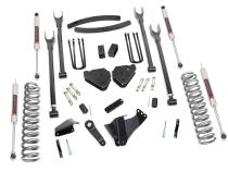 6 Inch Lift Kit Gas 4 Link M1 Add-A-Leaf Ford F-250/F-350 Super Duty (05-07) Rough Country
