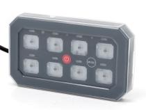8 Gang Switch Panel Bluetooth RGB Backlit Buttons Multifunction Modes Rough Country