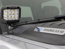 LED Light Kit Ditch Mount 3 Inch OSRAM Wide Chevy 1500 &amp;amp; Silverado/Sierra 2500HD/3500HD (07-14) Rough Country