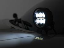 LED Light Kit Ditch Mount 2 Inch Black Pair Flood Toyota Tacoma (16-23) Rough Country
