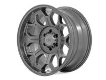 77 Series Wheel One-Piece Gunmetal Gray 20x10 6x135 -25mm Rough Country