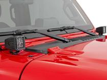 LED Light Kit Cowl Mount 2 Inch Spectrum Pair Jeep Gladiator JT/Wrangler JL (18-26) Rough Country