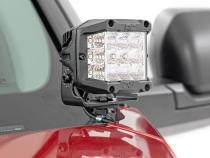 LED Light Kit Ditch Mount 2 Inch Spectrum Pair Spot Toyota Tundra (22-26) Rough Country