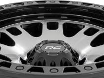 82 Series Wheel One-Piece Machined Semi Gloss Black 17x9 5x4.5 -12mm Rough Country