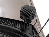 LED Light Kit Ditch Mount 2 Inch Black Pair Spot Chevy Silverado 1500 (99-06)/Tahoe (00-06) Rough Country