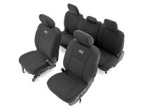 Seat Covers FR Bucket RR Full bench Ram 1500 (09-18)/2500 (11-18)/3500 (11-18) Rough Country
