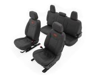 Leather Seat Covers FR Bucket RR 60/40 Chevy/GMC Sierra 1500 (19-25)/Silverado 1500 (19-26) Rough Country