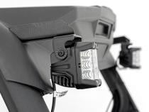 LED Light Kit Rear Mount 2 Inch Chrome Pair Wide Angle Can-Am Maverick Sport 1000R Rough Country
