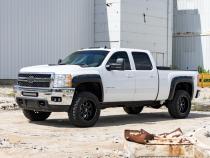 Pocket Fender Flares GAZ Summit White Chevy Silverado 1500/2500HD/3500HD (07-14) Rough Country