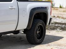 Pocket Fender Flares GAZ Summit White Chevy Silverado 1500/2500HD/3500HD (07-14) Rough Country