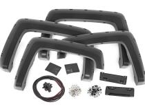Pocket Fender Flares 6 Foot 7 Inch &amp;amp; 8 Foot Bed GBA Black Chevy Silverado 1500 (14-18)/ 2500HD (15-19) Rough Country