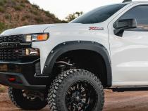 Pocket Fender Flares GXD Sterling Grey Metallic Chevy Silverado 1500 (19-21) Rough Country